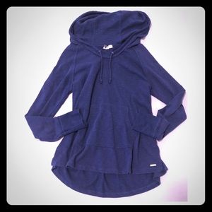 Blue roxy hoodie top
